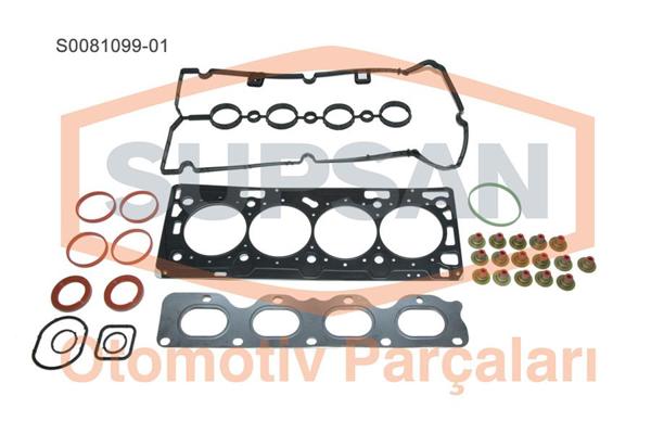 SUPSAN S0081099-01 |  / Motor Takım Conta Üst Astra H Astra J Insignia A Vectra C Zafira B Mokka Sıgnum A18xer Z18xer