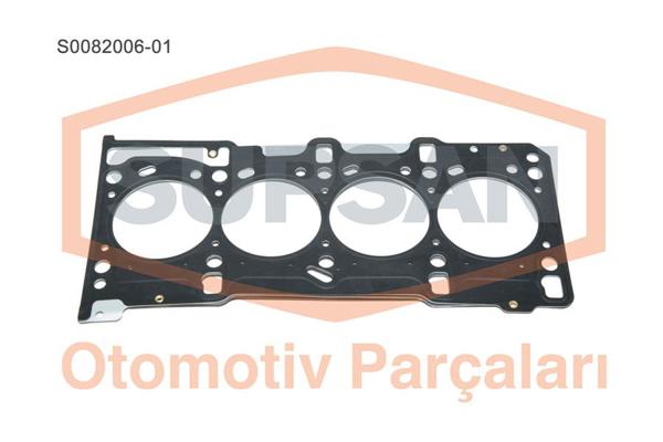 SUPSAN S0082006-01 | Silindir Kapak Contası Fiat Doblo/Palio/Albea/Linea/Egea/Punto 1.3 MJT JTD 16V, Opel Astra H/Corsa