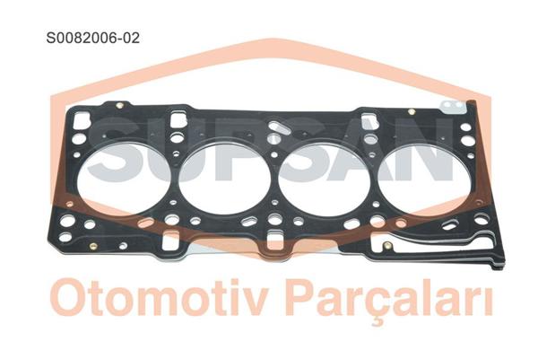SUPSAN S0082006-02 | Silindir Kapak Contası 69,60mm Doblo Palio Egea Albea Punto Astra H Corsa C Bipper 1.3 JTD/CDTI