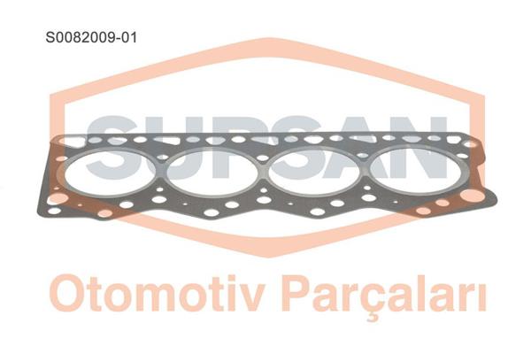 SUPSAN S0082009-01 | S008200901/Silindir Kapak Contası 95,3mm 1,40mm Master Ducato Daily 2.5 TD 94>00