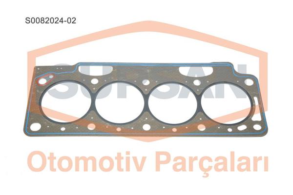 SUPSAN S0082024-02 | Silindir Kapak Contası Kangoo Megane Laguna Traffic Master 1,9Dcı 7mm F9