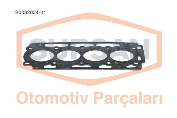 SUPSAN S0082034-01 | Silindir Kapak Contası Mls 2 Centık (Peugeot: 206 / 307 1.4Hdı 8V Dv4 Ford: Fiesta Fusion)