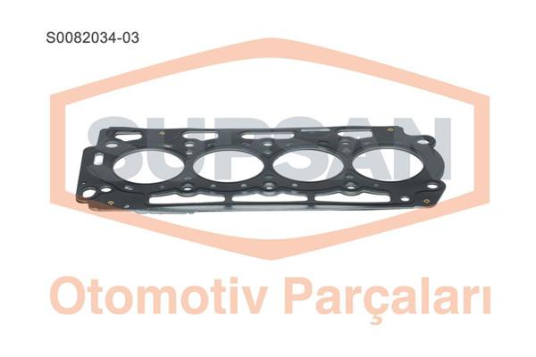 SUPSAN S0082034-03 | Silindir Kapak Contası Çelik P206 P307 C1 C2 C3 Xsara Fiesta Fusion 1,4TDCI 1,35mm