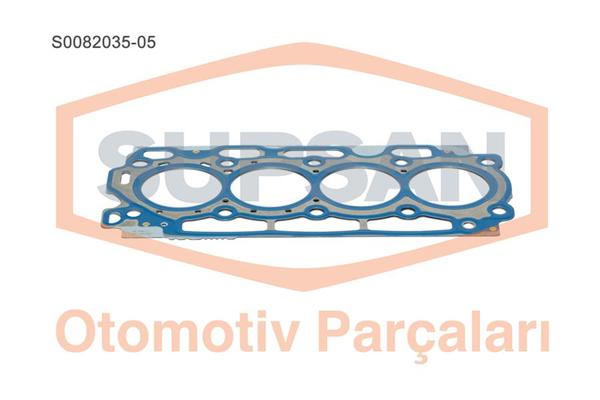 SUPSAN S0082035-05 | Silindir Kapak Contası Mls 5 Çentik Peugeot 206/307/406 1.6 HDI, Ford Focus/C-Max 1.6 TDCI