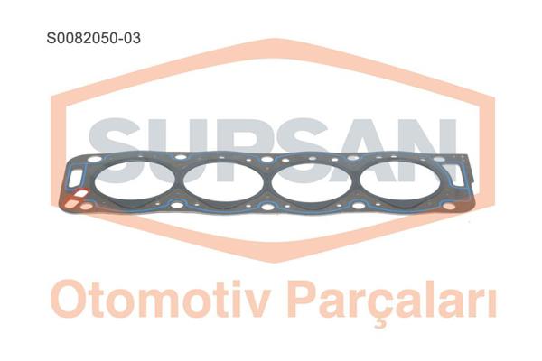 SUPSAN S0082050-03 | Silindir Kapak Contası Expert Jumpy Scudo 306 405 406 Xantia Zx Xsara Xud9 83,00mm 3 Centik