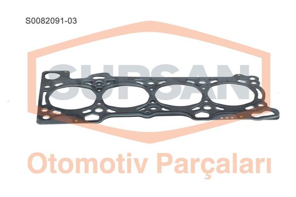 SUPSAN S0082091.03 | Silindir Kapak 1.3mm Contası (Fiat: Ducato 2.3 JTD / Peugeot: Boxer 2.3Td)