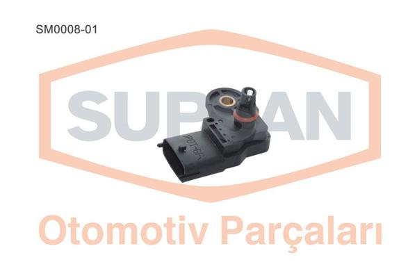 SUPSAN SM000801 | Basınç Sensörü Fiat Punto Doblo 13 D Multijet 13 16V 19 JTD 223A9 199A3 188B2