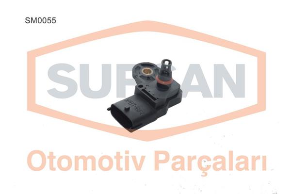 SUPSAN SM0055 | Basınç Sensörü Fiat Panda 12 8V Btavo 14 16V 192B2 188A4 (Oval Soket)