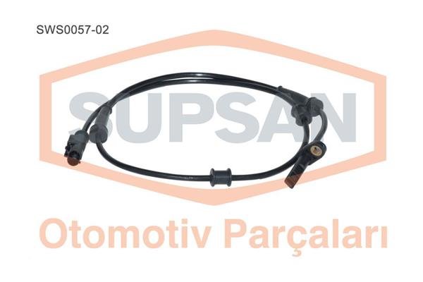 SUPSAN SWS005702 | ABS Sensörü Fiat Ducato 20 JTD 22 23 JTD 250A1 4Hv F1ae3481d-E-G F1ce3481m-N