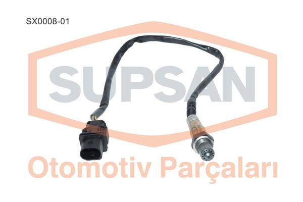 SUPSAN SX000801 | Oksijen (Lambda) Sensörü Fiat Palio 13D Multijet Opel Corsa D 13 CDTI A13dtc Z13dte A13dte A13dtr