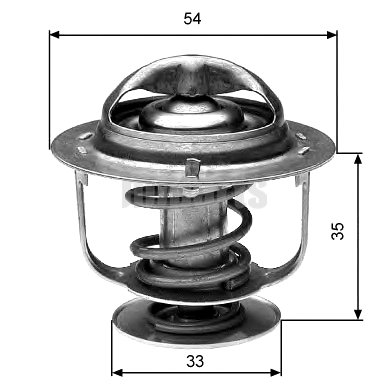 SUPSAN TH0045-01 | Termostat 88°C Contalı (Hyundai Accent 1.3-00)