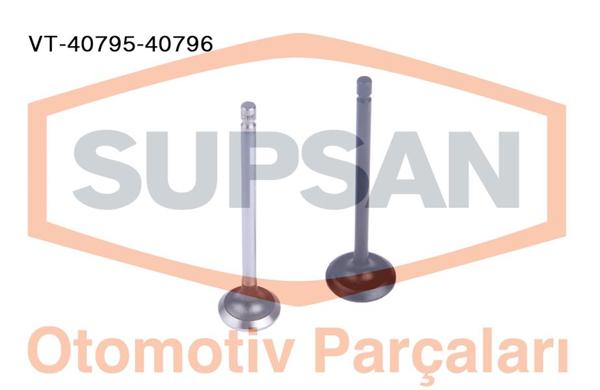 SUPSAN 40795-40796 | Takım Subap (16V) Mitsubishi L200 25 Dı 16V 4D56hp Kb4t