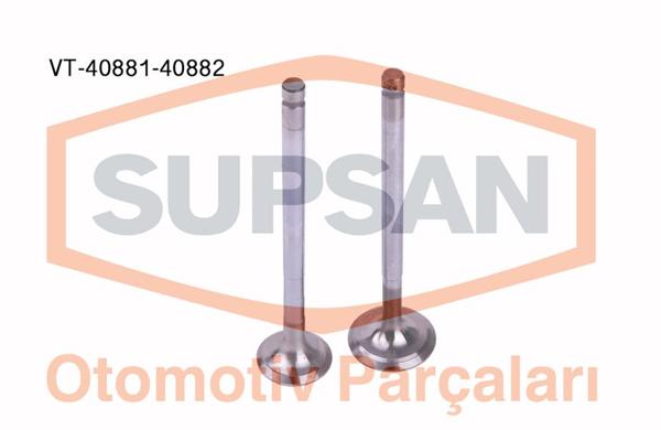 SUPSAN 40881-40882 | Takım Subap (16V) Ford Fiesta IV 125L 16V Zetec Se