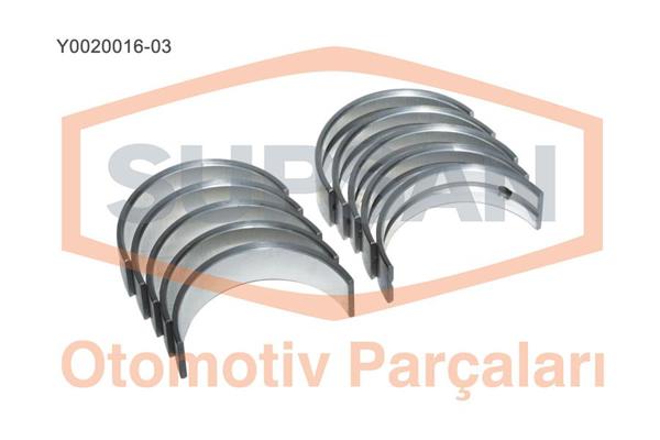 SUPSAN Y0020016-03 | Ana Yatak 0.75 (Renault: Kangoo 1.9D R19d Megane 1.9D Laguna 1.9D F8q Em Ym)