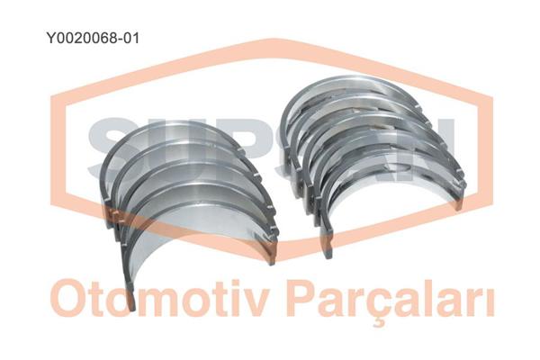 SUPSAN Y0020068-01 | Ana Yatak 0.25 VW Golf V/VI 1.4 16V TSI Caxa Polo 1.4/1.6 Aex-Akv-AEE-Apq-Anx-A