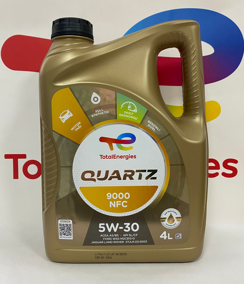TOTAL 221247 | Motor Yağı Quartz 9000 Nfc 5W30 3B 4L | 3 Adet