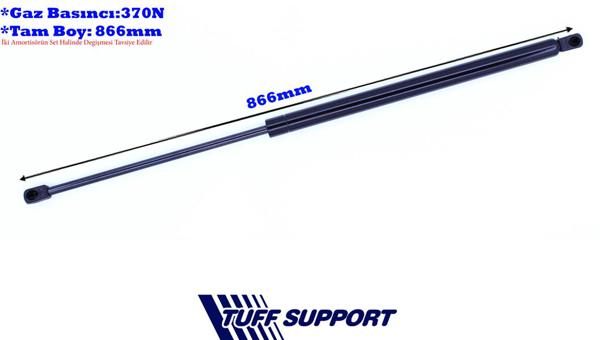 TUFFSUPPORT 610087 | Bagaj Amortisörü Fiat Doblo 01-