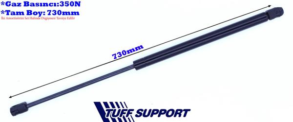 TUFFSUPPORT 610230 | Motor Kaput Amortisörü 05-Passat.Vı