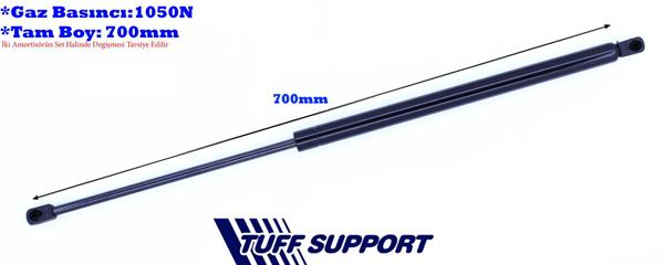 TUFFSUPPORT 610370 | Bagaj Amortisörü Expert III / Jumpy III / Scudo III