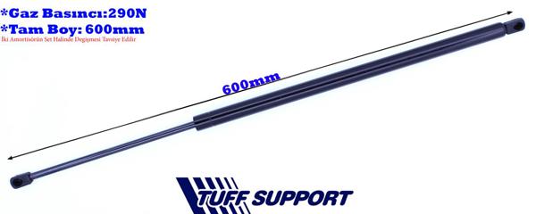 TUFFSUPPORT 611137 | Bagaj Amortisörü 82-96 Pt.205 Gazlı