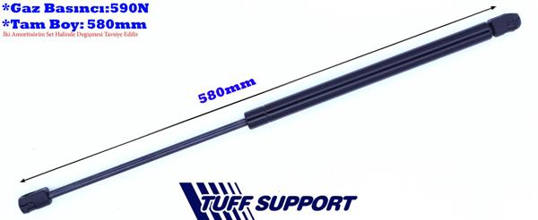 TUFFSUPPORT 611415 | Bagaj Amortisörü 5008 I Gazlı 03-09 5008 09 -