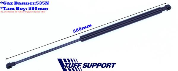 TUFFSUPPORT 611418 | Bagaj Amortisörü 206 Stw 206 Sw 02 -
