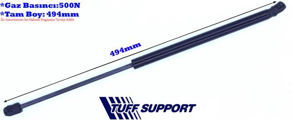 TUFFSUPPORT 611670 | Bagaj Amortisörü 09-19 Tiguan 1.4-2.0