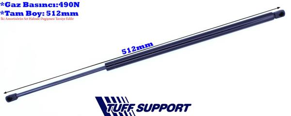 TUFFSUPPORT 612226 | Bagaj Amortisörü C5 01-05 01-04 C5 Hb