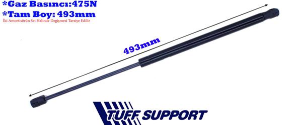 TUFFSUPPORT 612390 | Bagaj Amortisörü C4 II Hb Gazlı