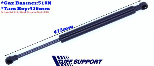 TUFFSUPPORT 612864 | Bagaj Amortisörü Clio IV
