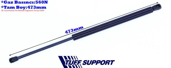 TUFFSUPPORT 612897 | Bagaj Amortisörü 04-05 Astra.H Gazlı