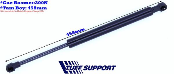 TUFFSUPPORT 613025 | Motor Kaput Amortisörü Xsara 99-06 Gazlı