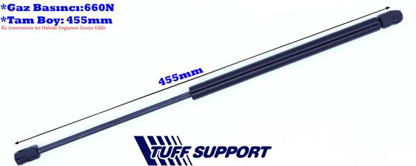 TUFFSUPPORT 613072 | Bagaj Amortisörü 07-13 Santa Fe.II Gazlı