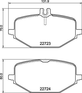 VALEO 670370 | Fren Balata Arka GLE-Class V167 G-Class W463 18-