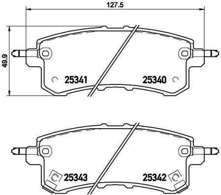 VALEO 670401 | Fren Balata Arka Nissan Patrol Y62 VI 5.6 10-