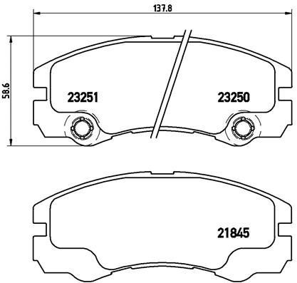 VALEO 670661 | Fren Balatası Ön Opel Frontera B 99-05 3.2