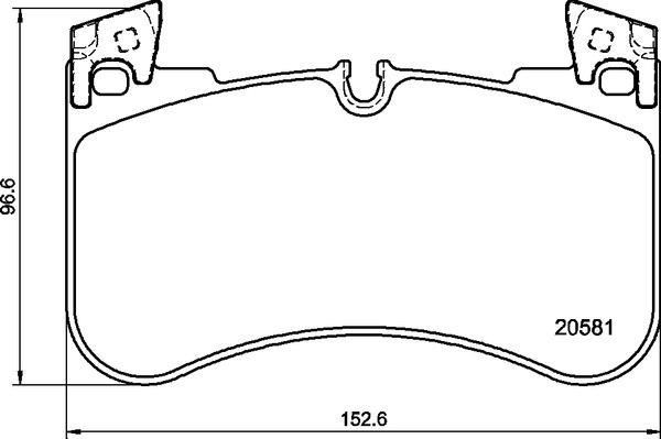 VALEO 670798 | Range Rover Sport Ön Fren Balatası LR110084 Discovery V 16-