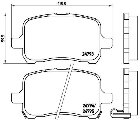 VALEO 671552 | Fren Balatası Ön Opel Gt 2.0 06 -