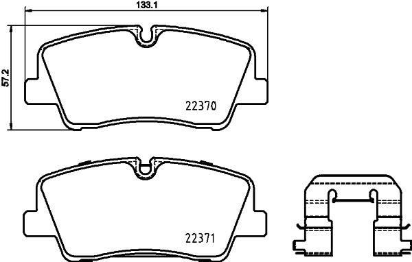 VALEO 671632 | Fren Balatası Arka Hyundai H350 2.5 CRDI 15-