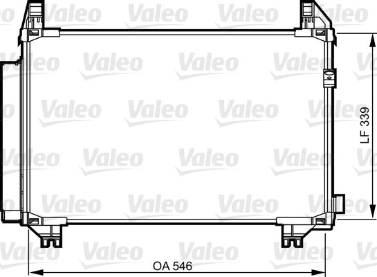 VALEO 814224 | Klima Radyatörü Toyota Yaris 06-