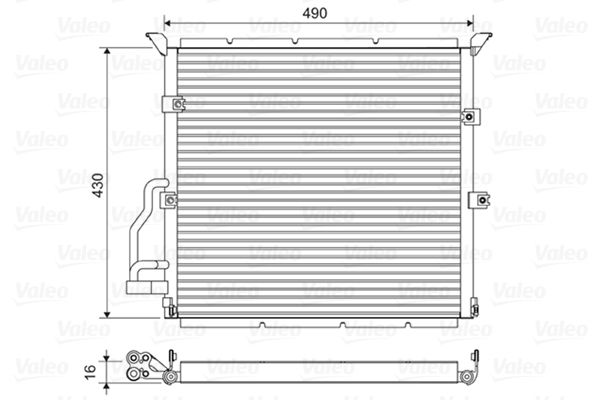 VALEO 860119 | Klima Radyatörü BMW M40 M41 M42 M43 M44 M50 M52 E36 S54 M54 Z3