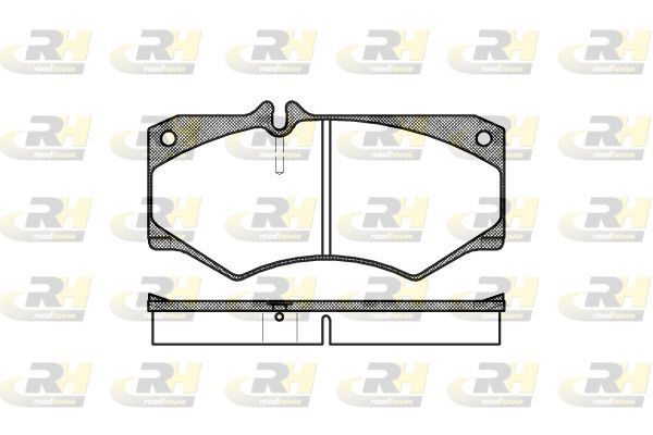 ROADHOUSE 2047.30 | Fren Balatası G Class W460 03 79-07 93