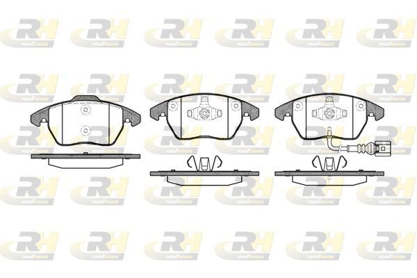 ROADHOUSE 21030.01 | Fren Balatası Ön Fişli Vag A3 Passat Caddy Golf5 Golf6 Jetta A3 Leon 04 >
