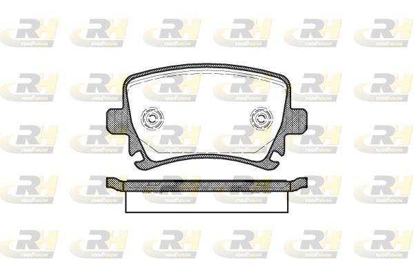 ROADHOUSE 21031.00 | Fren Balatası Arka Vag A3 Passat Caddy Golf5 Golf6 Jetta A3 Leon 04 >