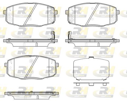 ROADHOUSE 21038.12 | Fren Balatası Nissan Sunny II 1.6 86 > 88 Arka Xx