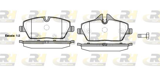 ROADHOUSE 21131.10 | Fren Balatası Mini R56 10 06 -