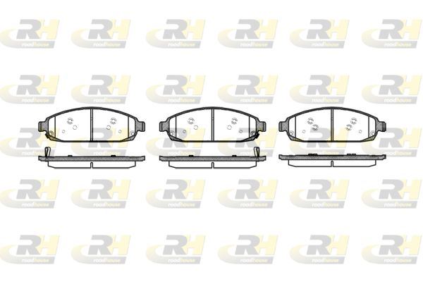 ROADHOUSE 21173.02 | Ön Fren Balatası Commander 09 05 -