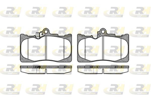 ROADHOUSE 21180.02 | Fren Pabucu Takım Hyundai Getz 02 > 09 Xx