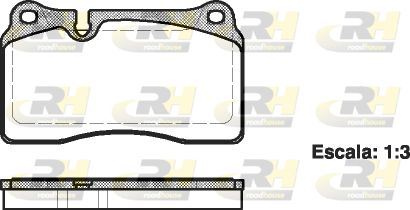 ROADHOUSE 21200.00 | Fren Balatası Touareg 7La. 7L6. 7L7 10 02 -