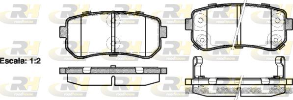 ROADHOUSE 21209.02 | Fren Balatası Accent III Mc 10 05 -